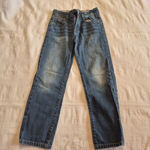 Mini Boden boys size 8 years adjustable waist medium blue jeans,